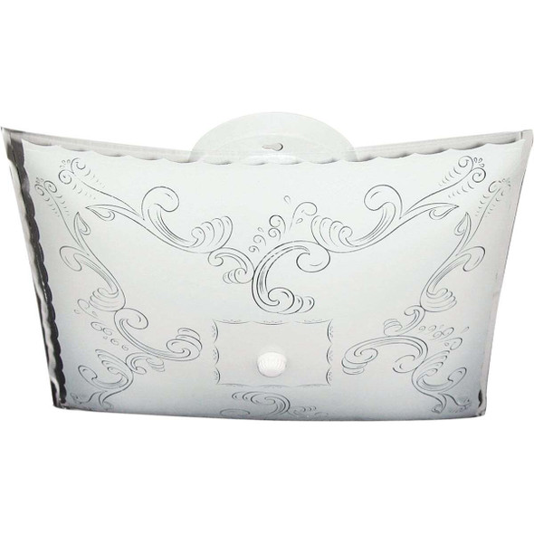 Canarm 12 In. White Incandescent Flush Mount Ceiling Light Fixture ICL711