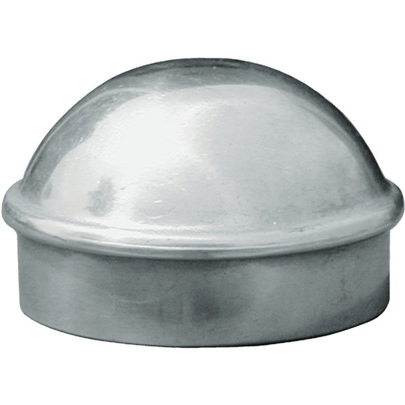 Midwest Air Tech Rounded Post 2-3/8 in. Aluminum Cap 328558C Midwest Air Tech Rounded Post 2-3/8 in. Aluminum Cap 328558C