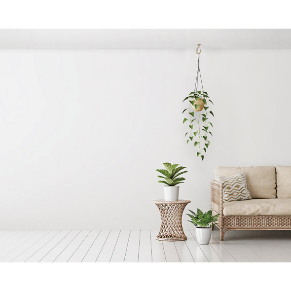 National Hardware 6 In. White Ceiling Hook