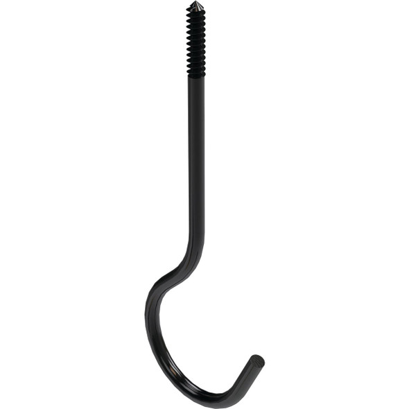 National Hardware 6 In. Black Ceiling Hook N275-198 National Hardware 6 In. Black Ceiling Hook N275-198