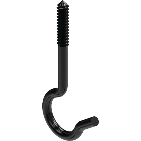 National Hardware 2-1/2 In. Black Ceiling Hook (3-Pack) N274-944