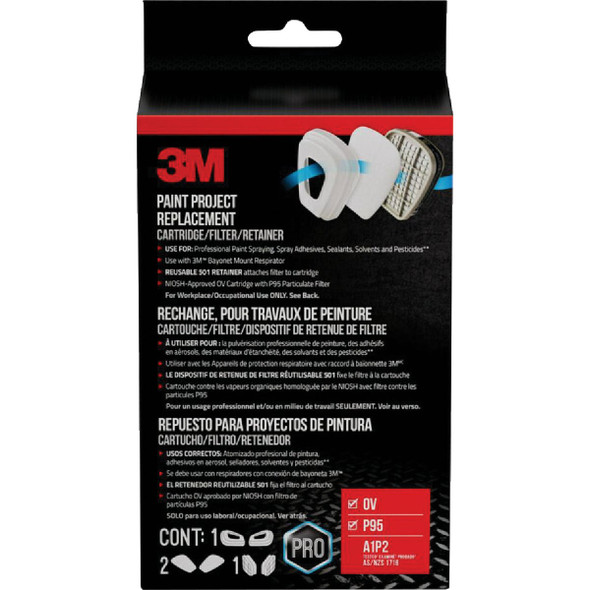 3M Performance Replacement Kit for the Paint Project Respirator OV/P95 6023P1-DC