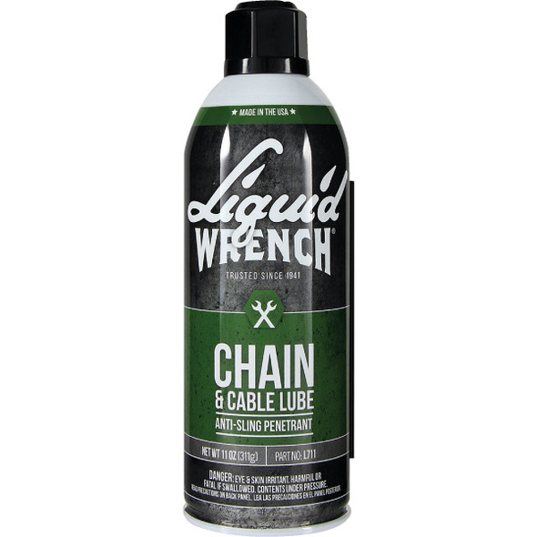Liquid Wrench 11 Oz. Aerosol Spray Cable and Chain Lubricant L711