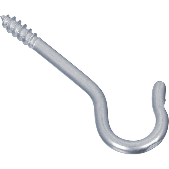National Hardware 1-11-16 In. Zinc Finish Ceiling Hook (8-Pack) N120-659 218954