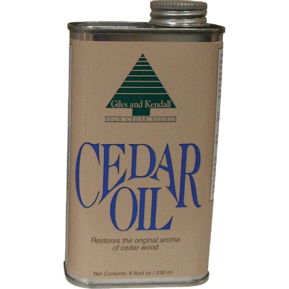 Giles & Kendall 8 Oz. Cedar Oil Wood Finish Restorer OIL 12-8