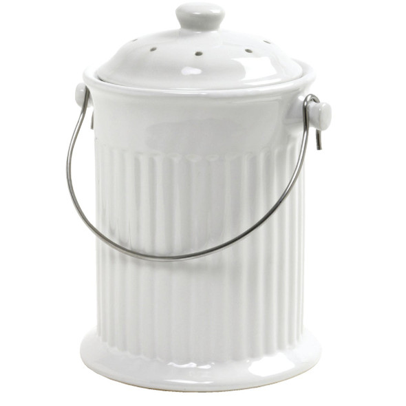 Norpro 1 Gallon Ceramic Compost Keeper 93 Norpro 1 Gallon Ceramic Compost Keeper 93