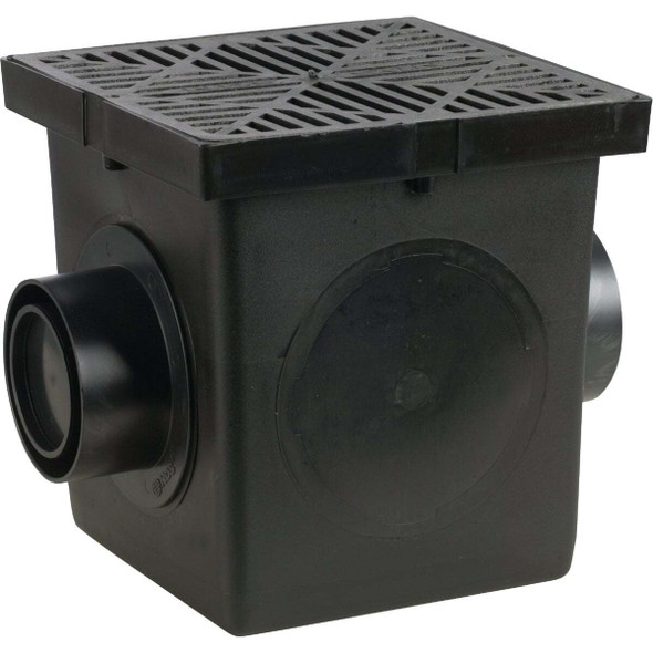 NDS 9 In. x 9 In. Black Square Catch Basin 900BKITRTL