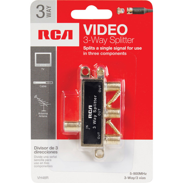 RCA 3-Way Coaxial Splitter VH48R 529547