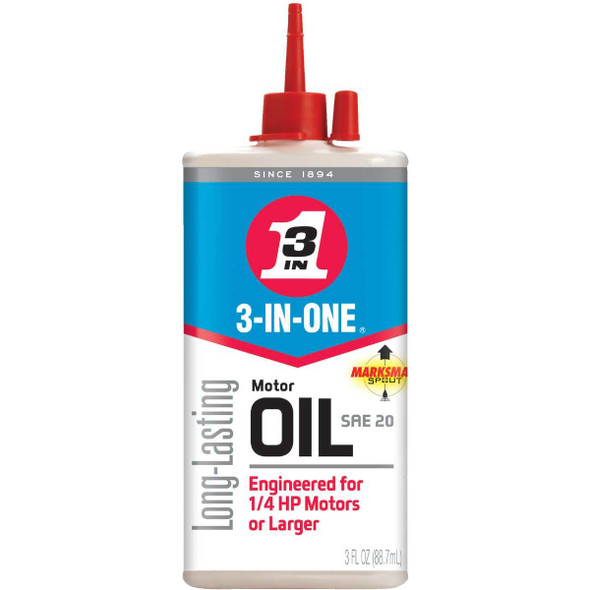 3-IN-ONE 3 Oz. Drip Can Motor Oil Multi-Purpose Lubricant 101456