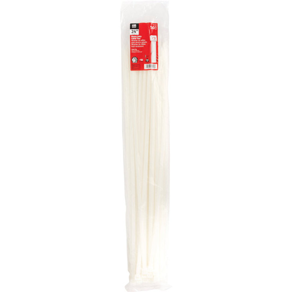 Gardner Bender 50pk 24" Natrl Cble Tie 46-424 522526