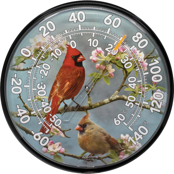 Acurite 12" Fahrenheit -60 To 140 Outdoor Wall Thermometer 01597A3