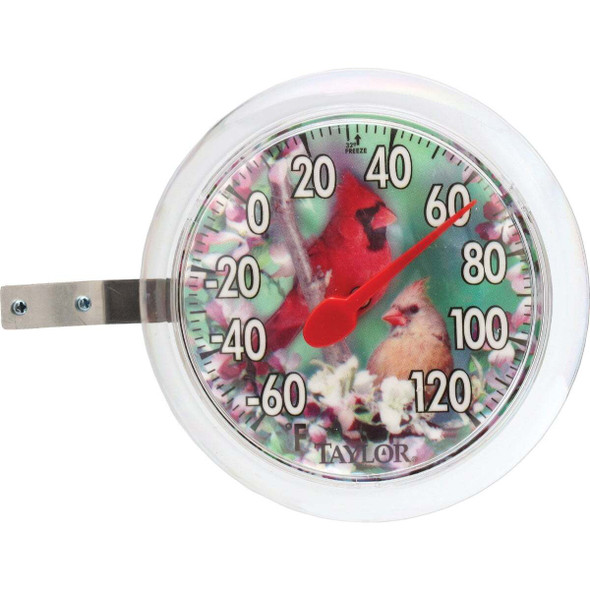 Taylor 6" Fahrenheit -60 To 120 Outdoor Wall Thermometer 5632
