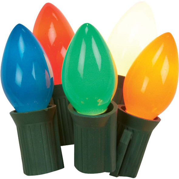 Home Impressions Ceramic Multi 25-Bulb C7 Incandescent Light Set 905402
