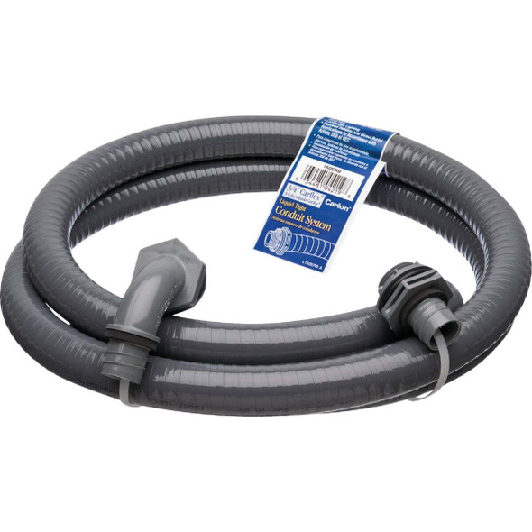 Carlon 1/2 In. x 6 Ft. Carflex Non-Metallic Conduit Kit 150DRB