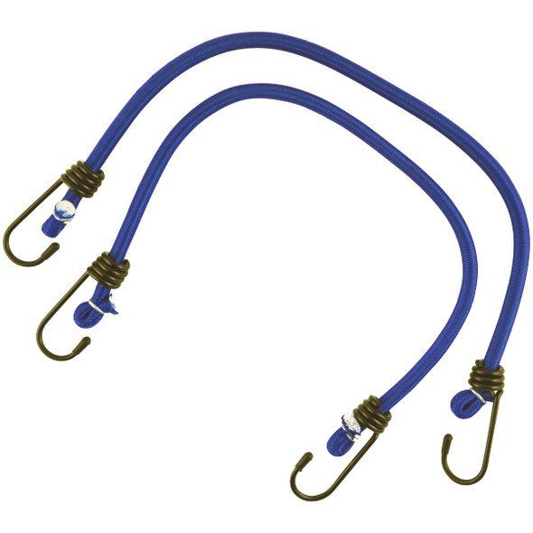 Erickson 8mm x 24 In. Vinyl Coated Steel Bungee Cord Set 06647