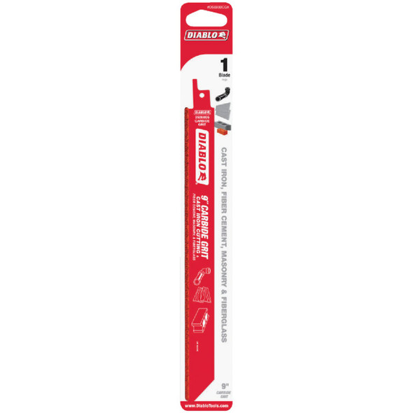 Diablo 9 In. Carbide Grit Reciprocating Saw Blade DS0930CGX