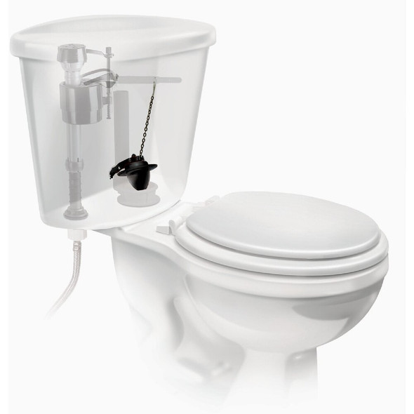 Fluidmaster 2 In. Vinyl Universal Solid Frame Flapper 500P21 429546