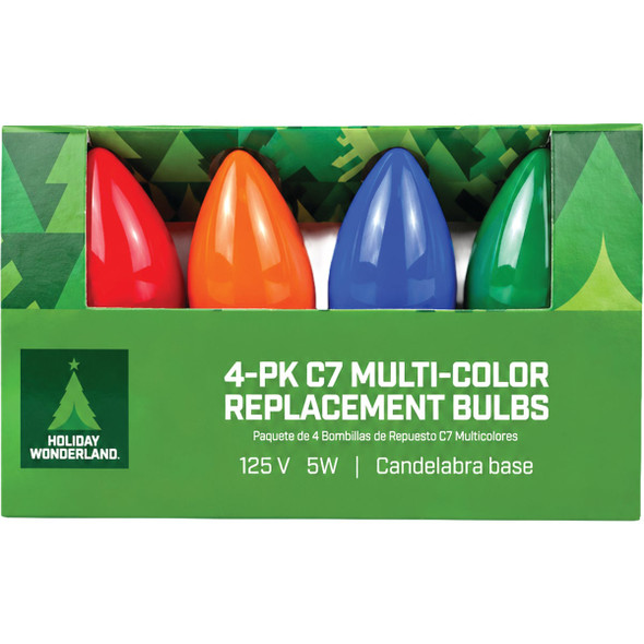 Home Impressions C7 Multi Ceramic 125V Replacement Light Bulb (4-Pack) 900672 900672