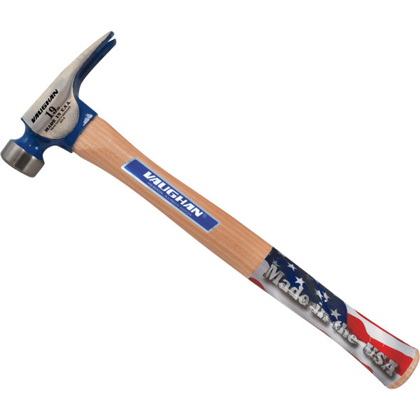 Vaughan California 19 Oz. Milled-Face Framing Hammer with Hickory Handle CF2