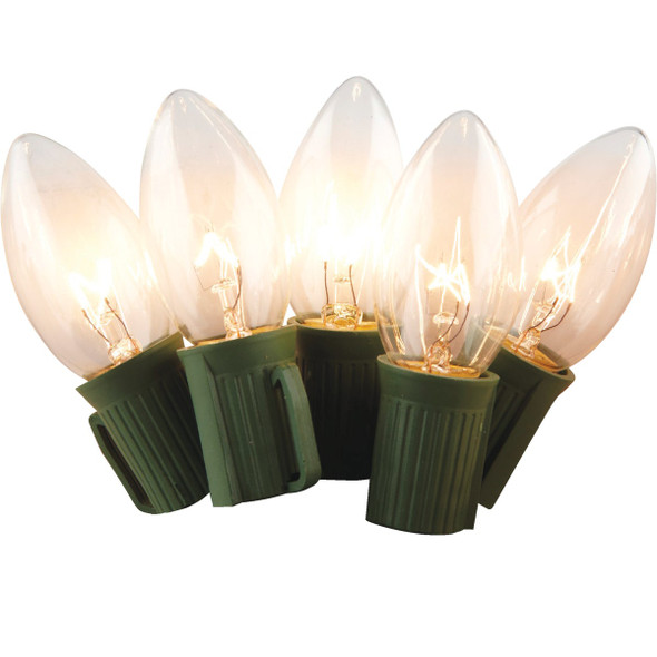 Home Impressions Clear 25-Bulb C9 Incandescent Light Set 905445