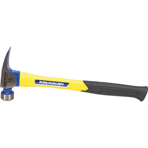 Vaughan California 21 Oz. Milled-Face Framing Hammer with Fiberglass Handle