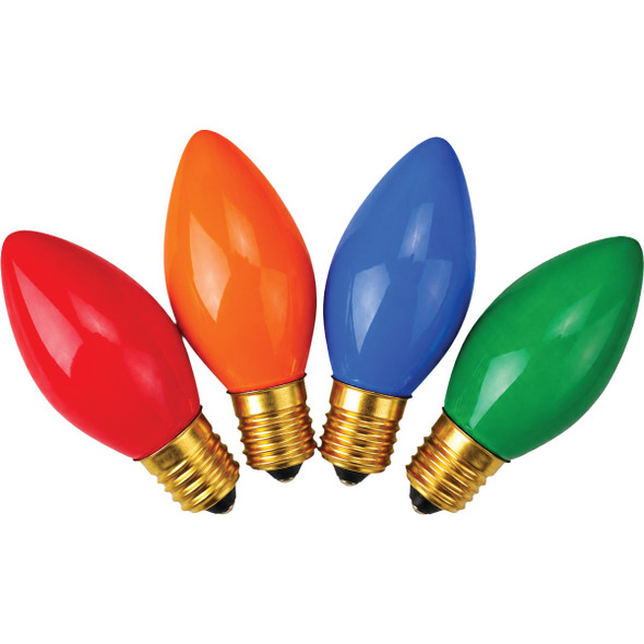 Home Impressions C9 Multi Ceramic 125V Replacement Light Bulb (4-Pack) 900710