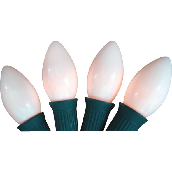 Home Impressions C9 White Ceramic 125V Replacement Light Bulb (4-Pack) 901385