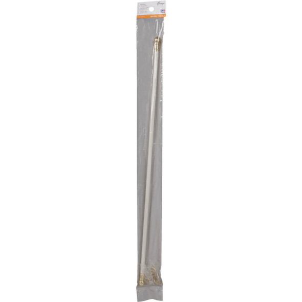 Kenney Dresden 28 In. To 48 In. 7-16 In. Standard Cafe Rod, White KN386-1NP 618640