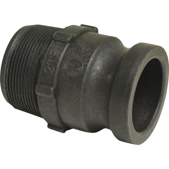 Apache 2 In. Part F Male Cam and Groove Polypropylene Adapter Apache 2 In. Part F Male Cam and Groove Polypropylene Adapter