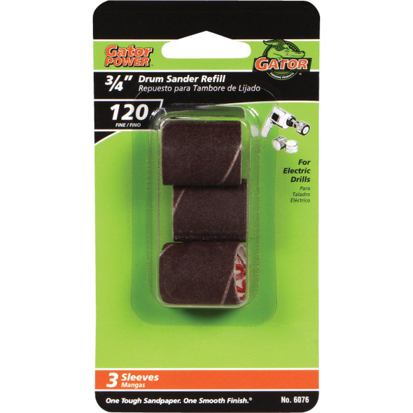 Gator Blade 1 In. x 3/4 In. 120 Grit Drum Sander Refills (3-Pack) 6076