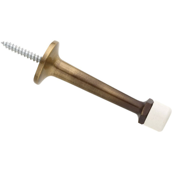 National Hardware Gallery 3 In. Antique Brass Door Stop N215-871