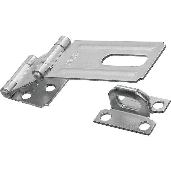 National Hardware 3-1/4 In. Double Hinge Zinc Hasp N103-259 National Hardware 3-1/4 In. Double Hinge Zinc Hasp N103-259