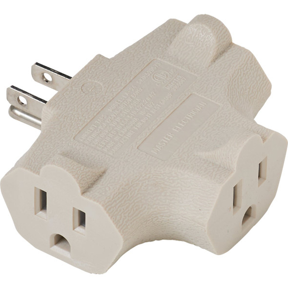 Master Electrician Beige 15A 3-Outlet Tap LA-24-B 520573