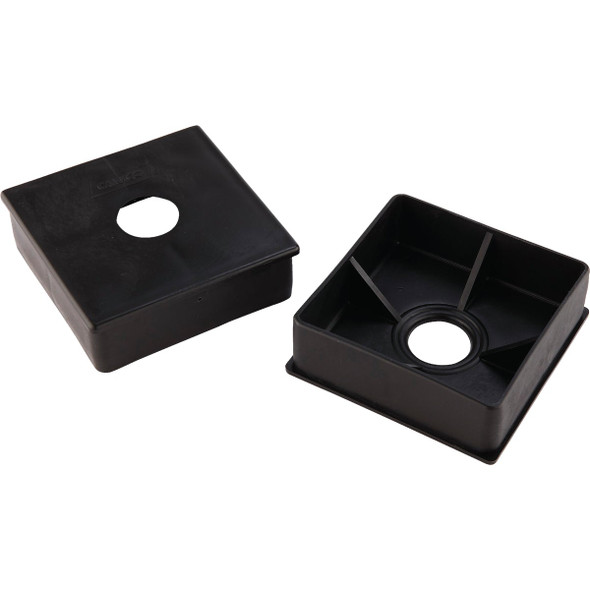 Camco 4 In. Polyethylene RV Bumper Cap, (2-Pack) 40303