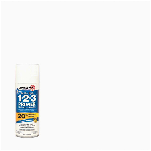 Zinsser Bulls Eye 1-2-3 13 Oz. Primer Spray, White 2008