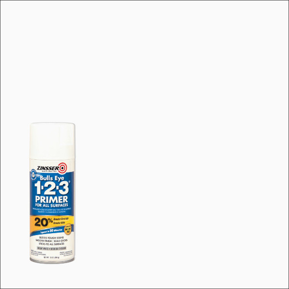 Zinsser Bulls Eye 1-2-3 13 Oz. Primer Spray, White 2008