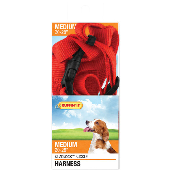 Lupine 3/4 In. Red Step-In Dog Harness