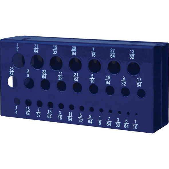 Irwin 1/16 In. to 1/2 In. Range Drill Bit Stand 60172 Irwin 1/16 In. to 1/2 In. Range Drill Bit Stand 60172