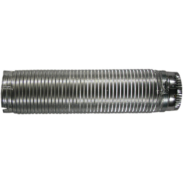 Builders Best E-Z-Fasten 4 In. x 5 Ft. Aluminum Semi-Rigid Dryer Duct 010150