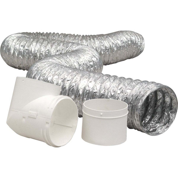 Dundas Jafine ProFlex Flexible Aluminum Dryer Hose Kit (3-Piece) TD48D2DZW