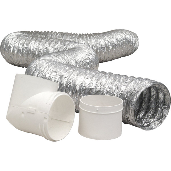 Dundas Jafine ProFlex Flexible Aluminum Dryer Hose Kit (3-Piece) TD48D2DZW