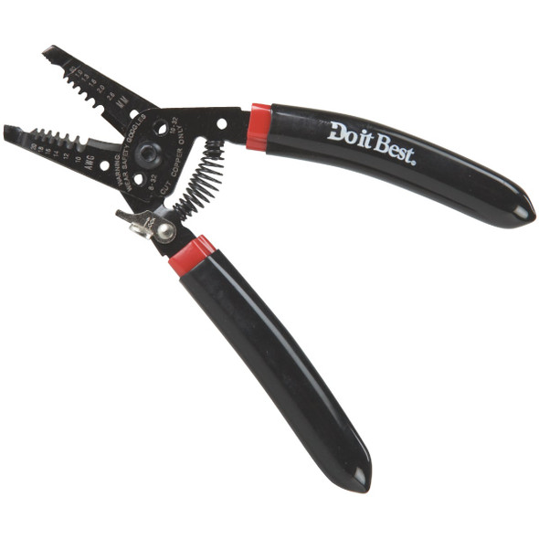Do It Best 7 In. 10 AWG to 22 AWG Solid/Stranded Deluxe Wire Stripper 503606