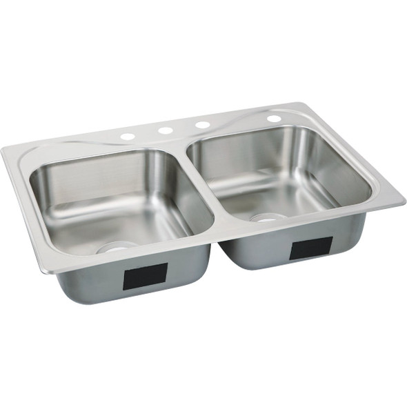 Sterling 7" Ss Double Bowl Sink 11401-4NA Sterling 7" Ss Double Bowl Sink 11401-4NA