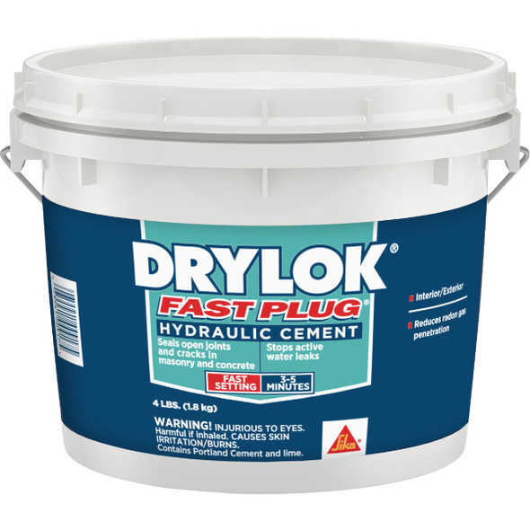 Drylok Fast Plug 4 Lb. Pail Hydraulic Cement 773267