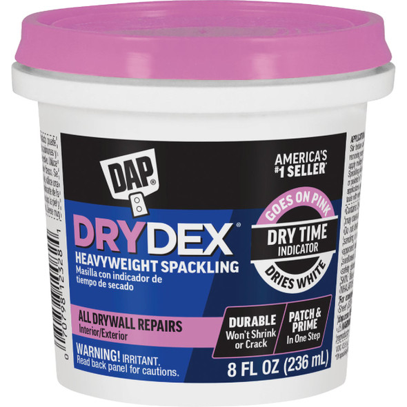 DAP Drydex 1/2 Pt. General Purpose Acrylic Spackling 7079812328