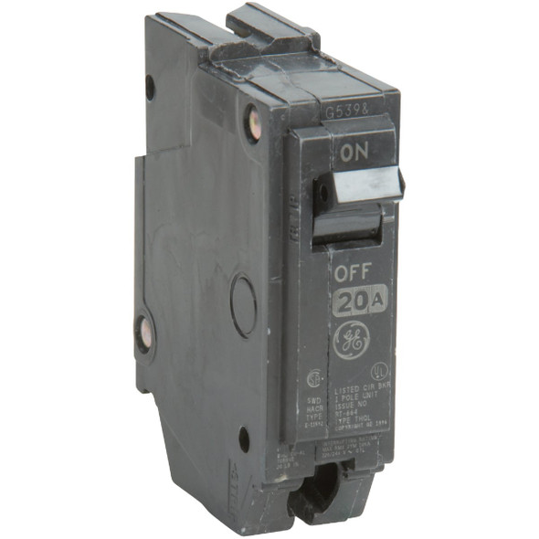 GE THQL 20A Single-Pole Standard Trip Circuit Breaker THQL1120A