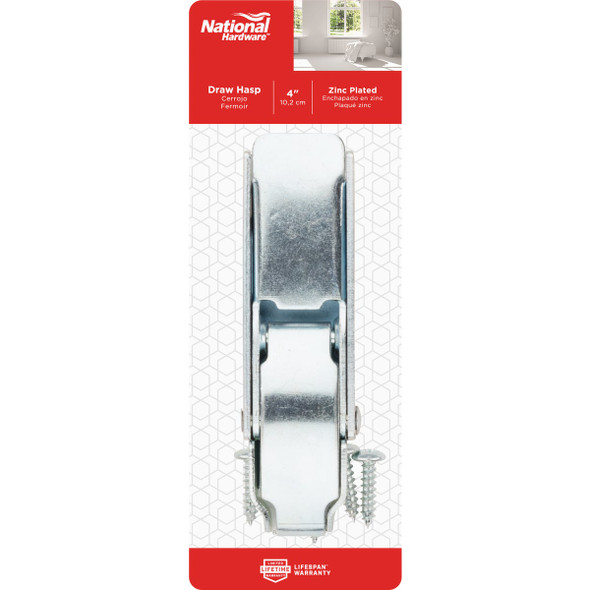 National Hardware 4 In. Zinc Draw Hasp N210-872 230731