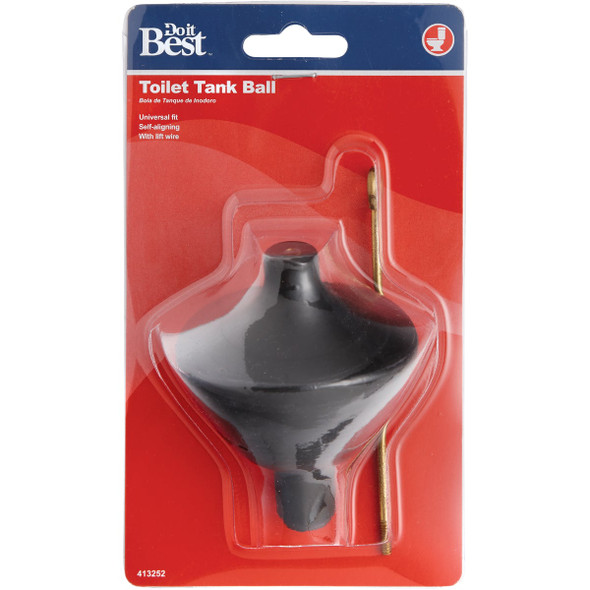Do it Best Black Rubber Tank Ball