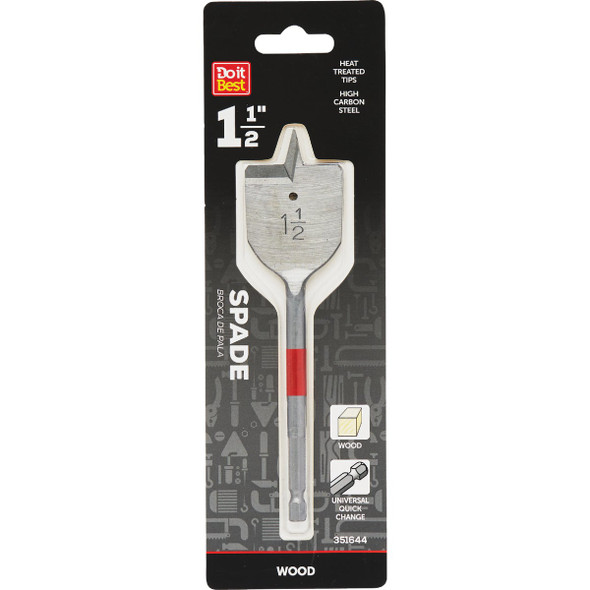 Do it Best 1-1/2 In. x 6-1/4 In. Spade Bit QJDIB-SB-014