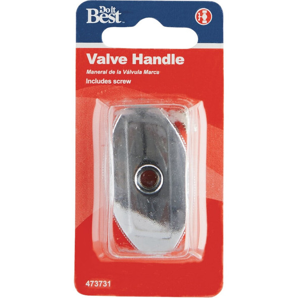 Do it Best Chrome Plated Metal Valve Handle DIB872-96 473731